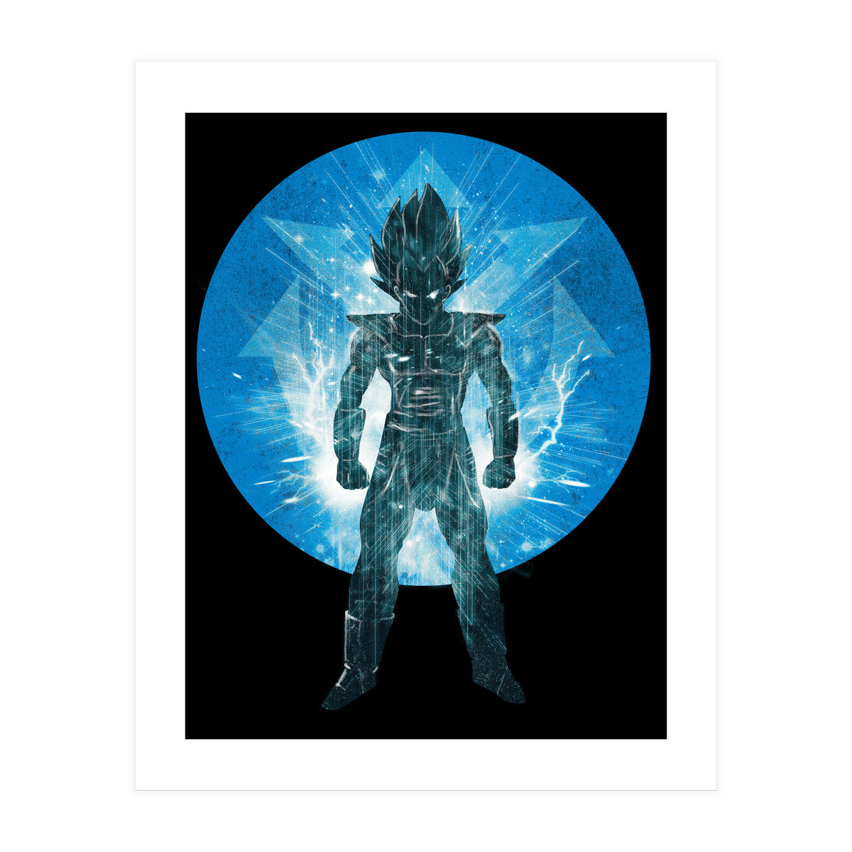 Blue Super Sayan V2 (Print Only)