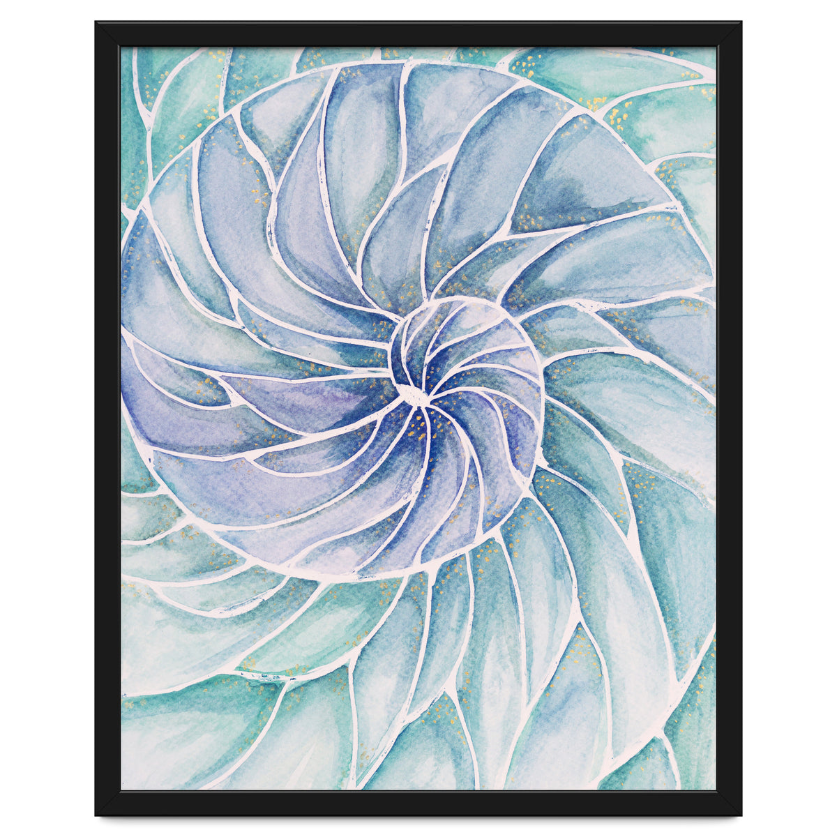 The inside of a shell