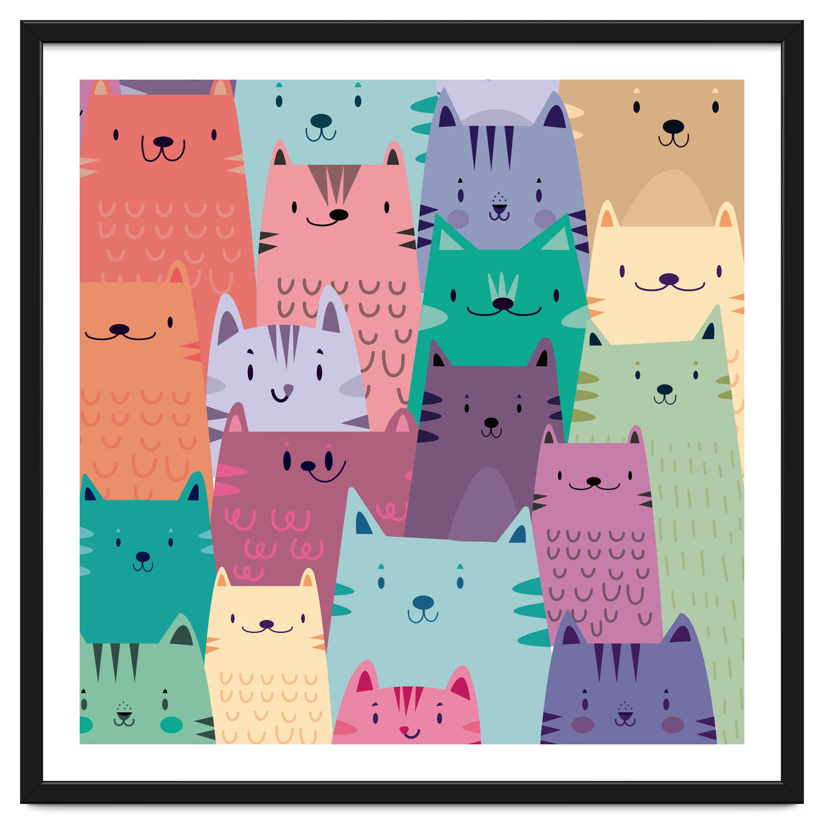 Pastel cats