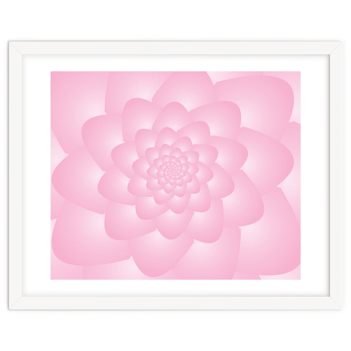 Pastel Colors Flower Pattern Set Red