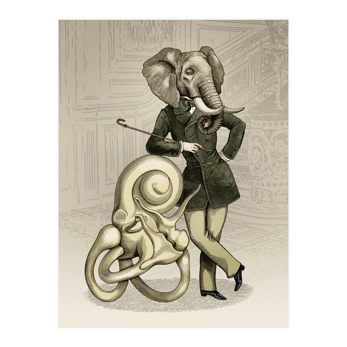 Eustachius the sculptor (Print Only)