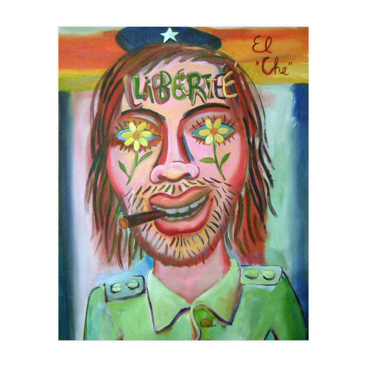 Che Guevara Y Margaritas 2 (Print Only)