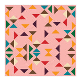Kilim Pink Triangle Pattern (Print Only) thumbnail