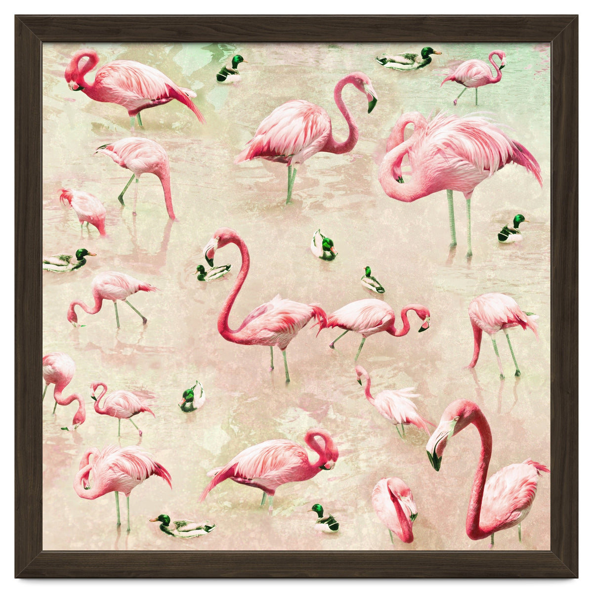 Flamingos Vintage Pink