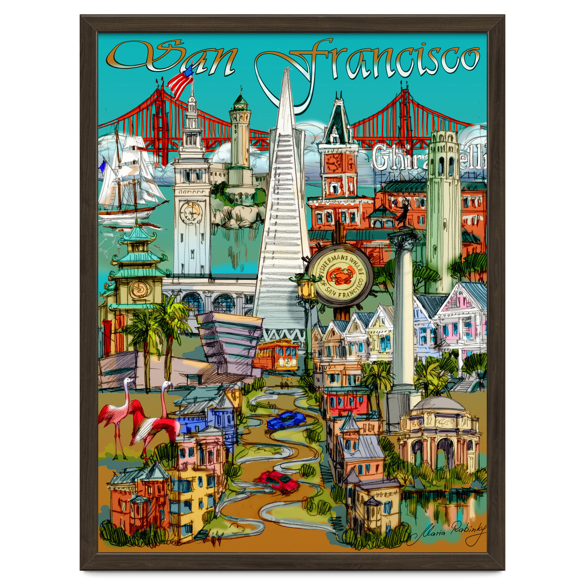 San Francisco Illustration