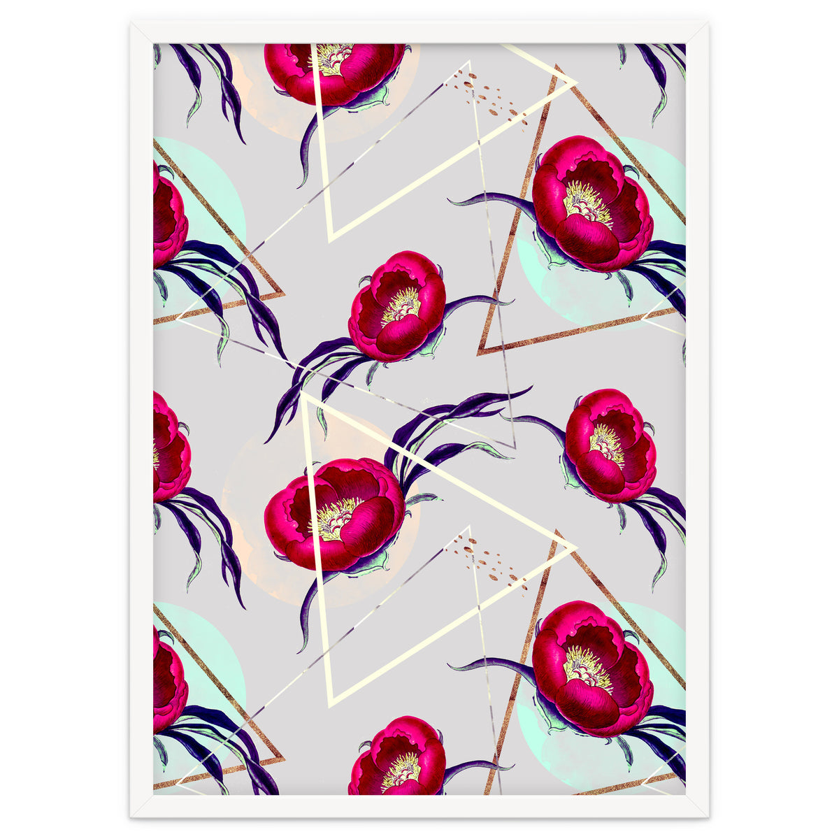 Flowery blooming with geometric II