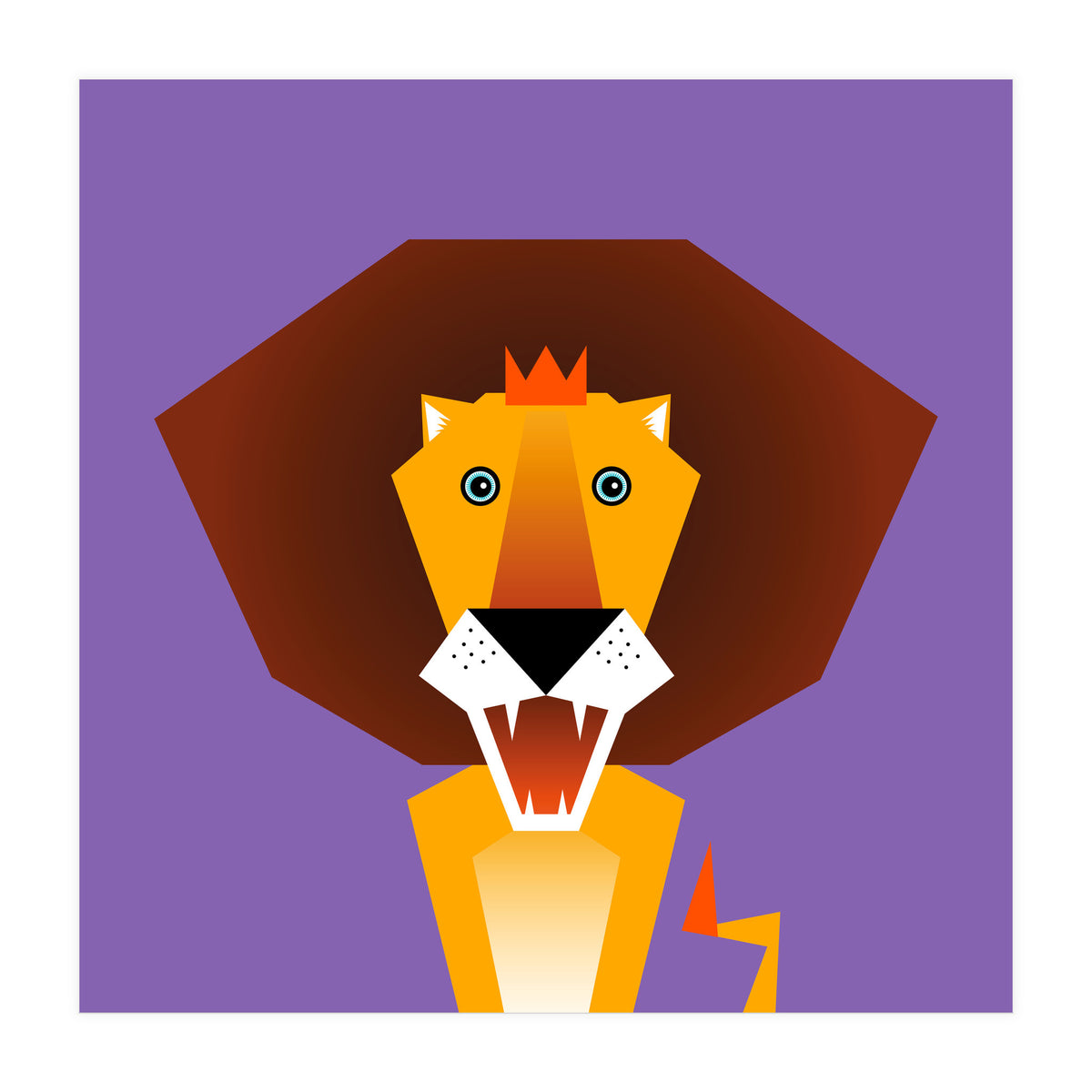 Kids Room Lion (Print Only)