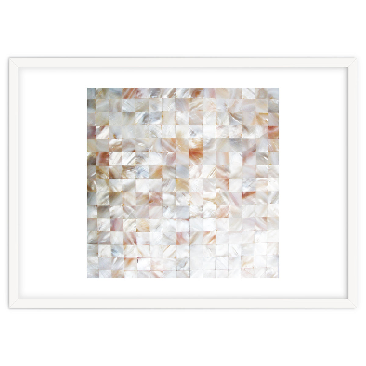 Mother of Pearl, Exotic Tiles Photography, Neutral Minimal Geometrical Graphic Design