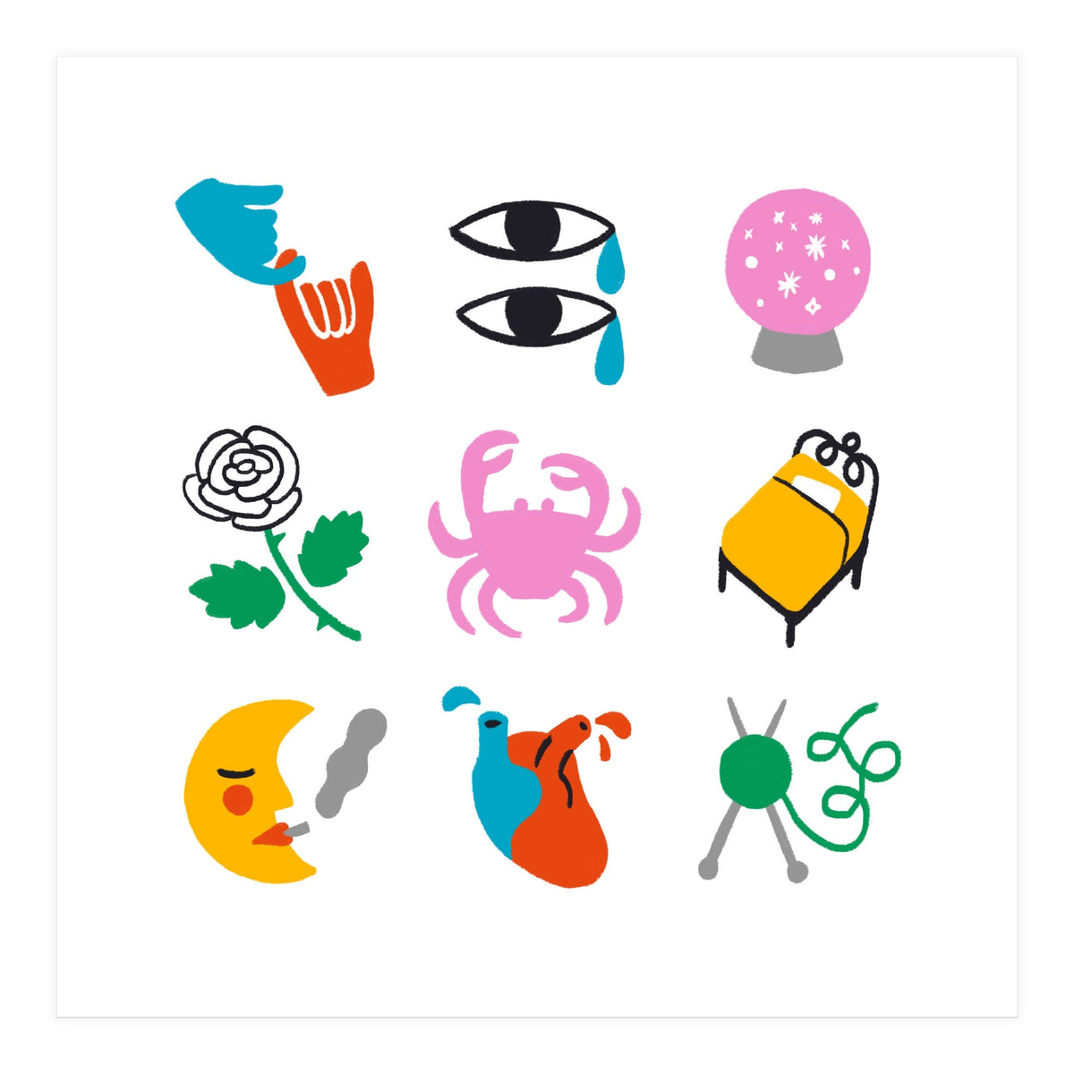 Cancer Emoji (Print Only)