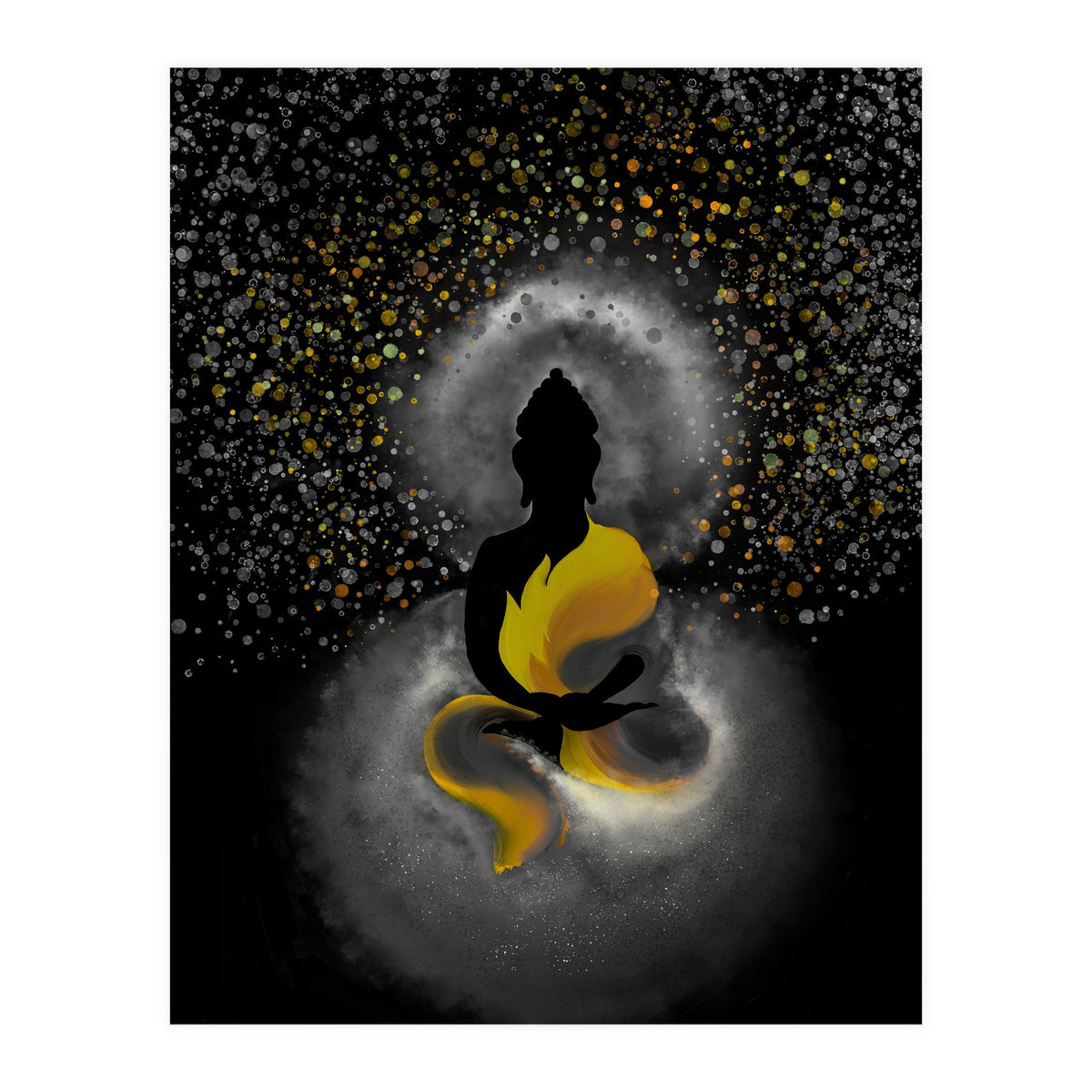 Cosmic Buddha Gold (Print Only)