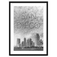 SAN DIEGO Skyline | Text