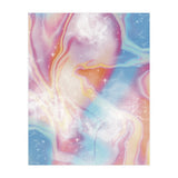 Pastel Pink Blue Space Marbling (Print Only) thumbnail