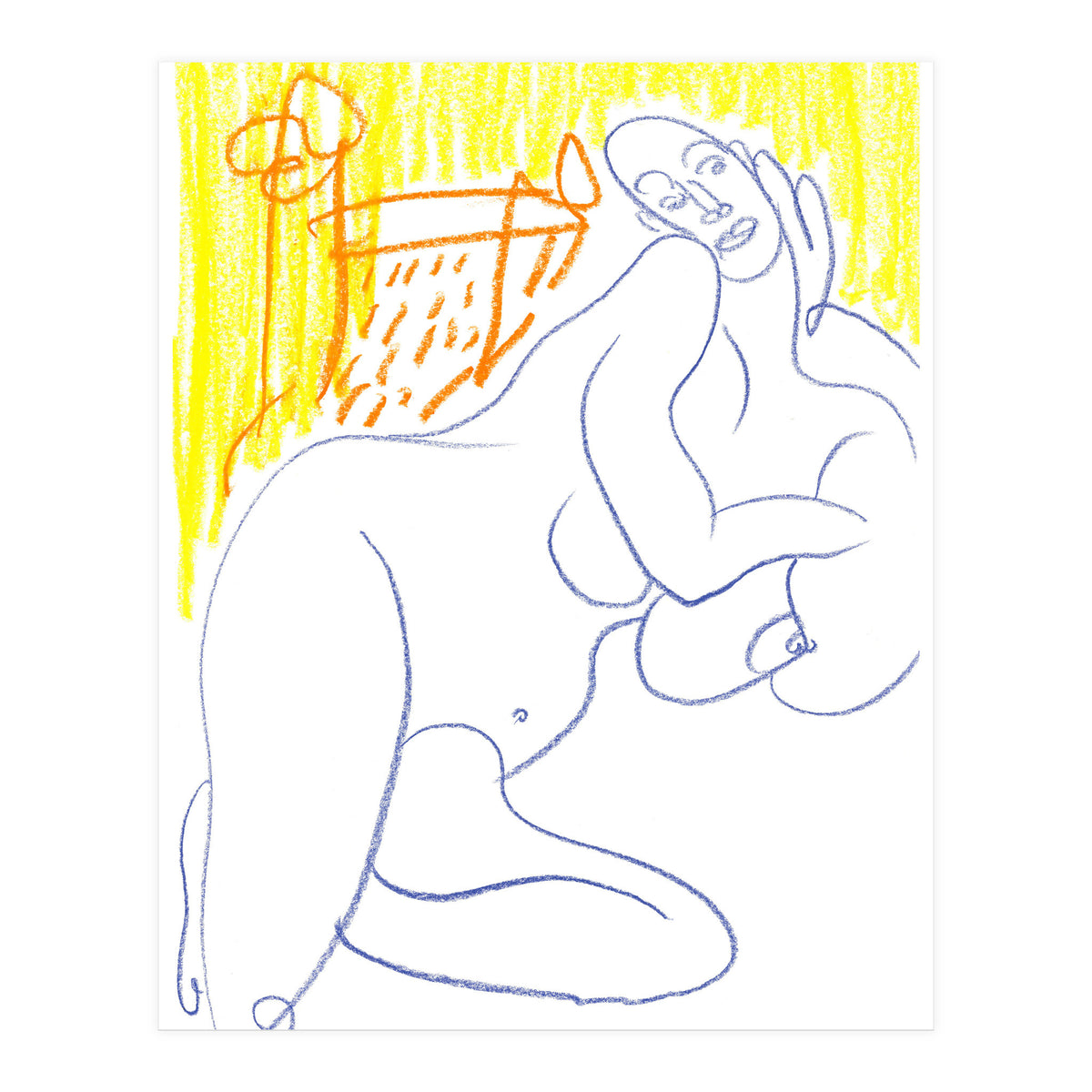 Me On The Chair #1 (Print Only)