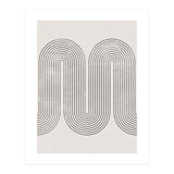 Mid-Century Modern No.28 - Woodblock Print (Print Only) thumbnail