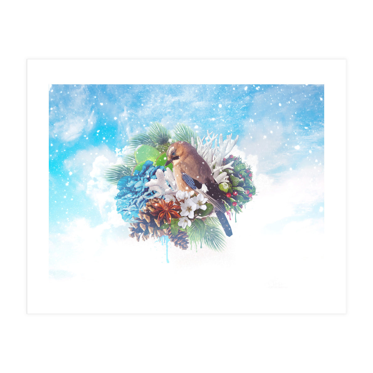 Floral Winter Magic (Print Only)