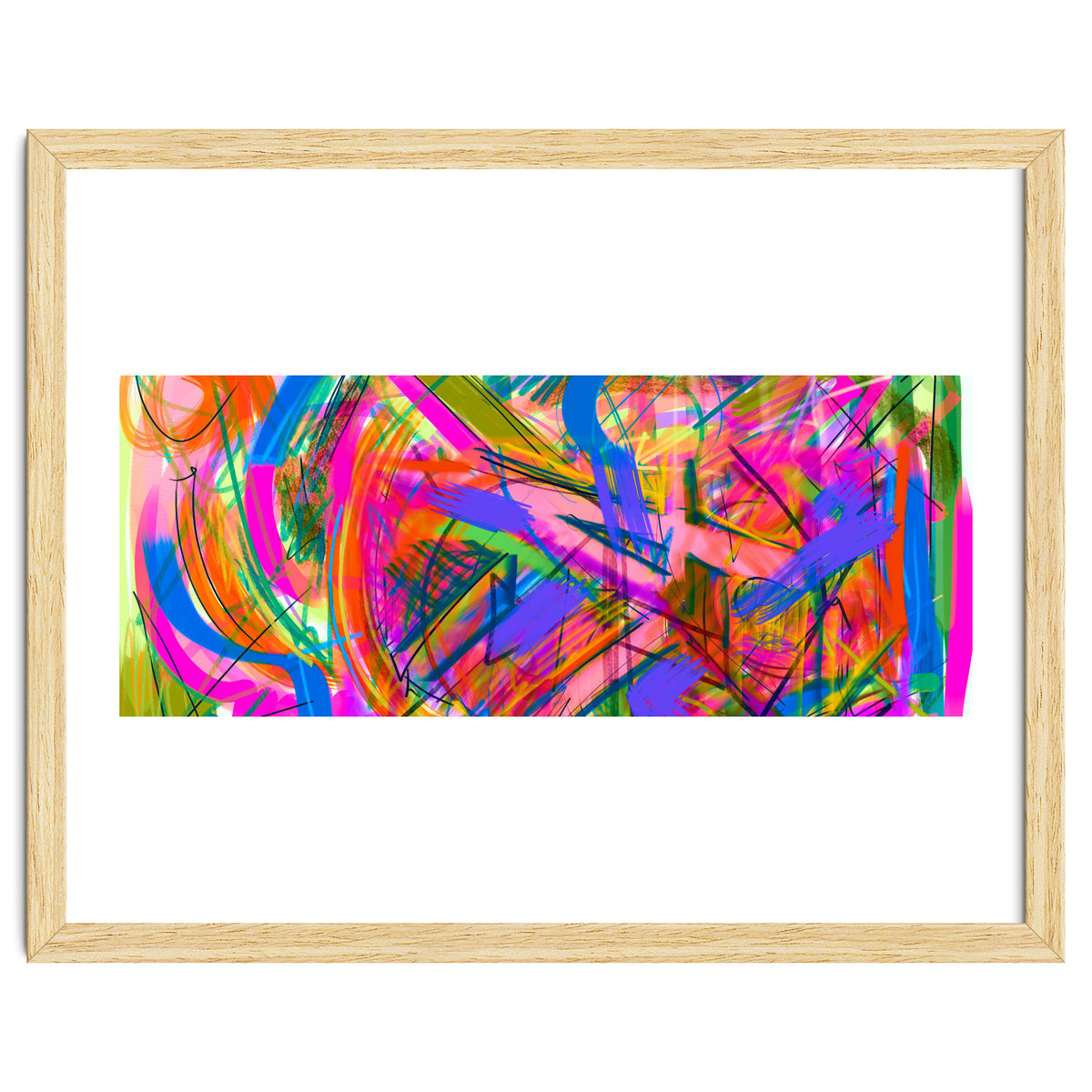 Pink And Blue In Traces