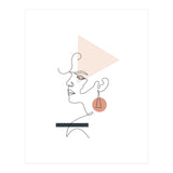 Geometric girl (Print Only) thumbnail