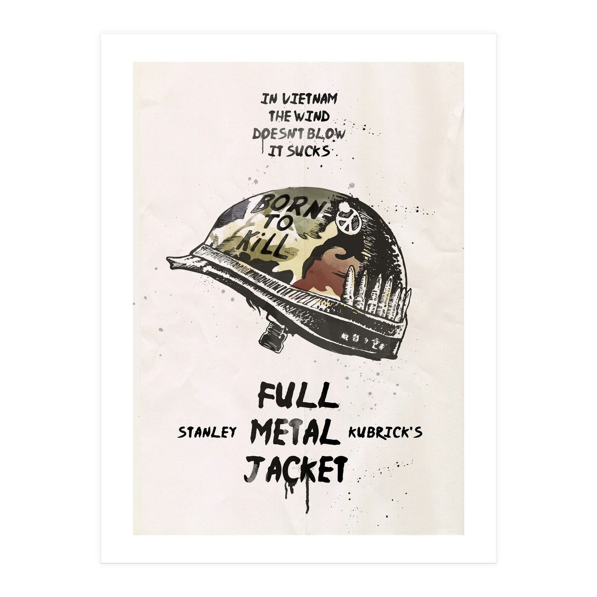 Full Metal Jacket movie poster (Print Only)