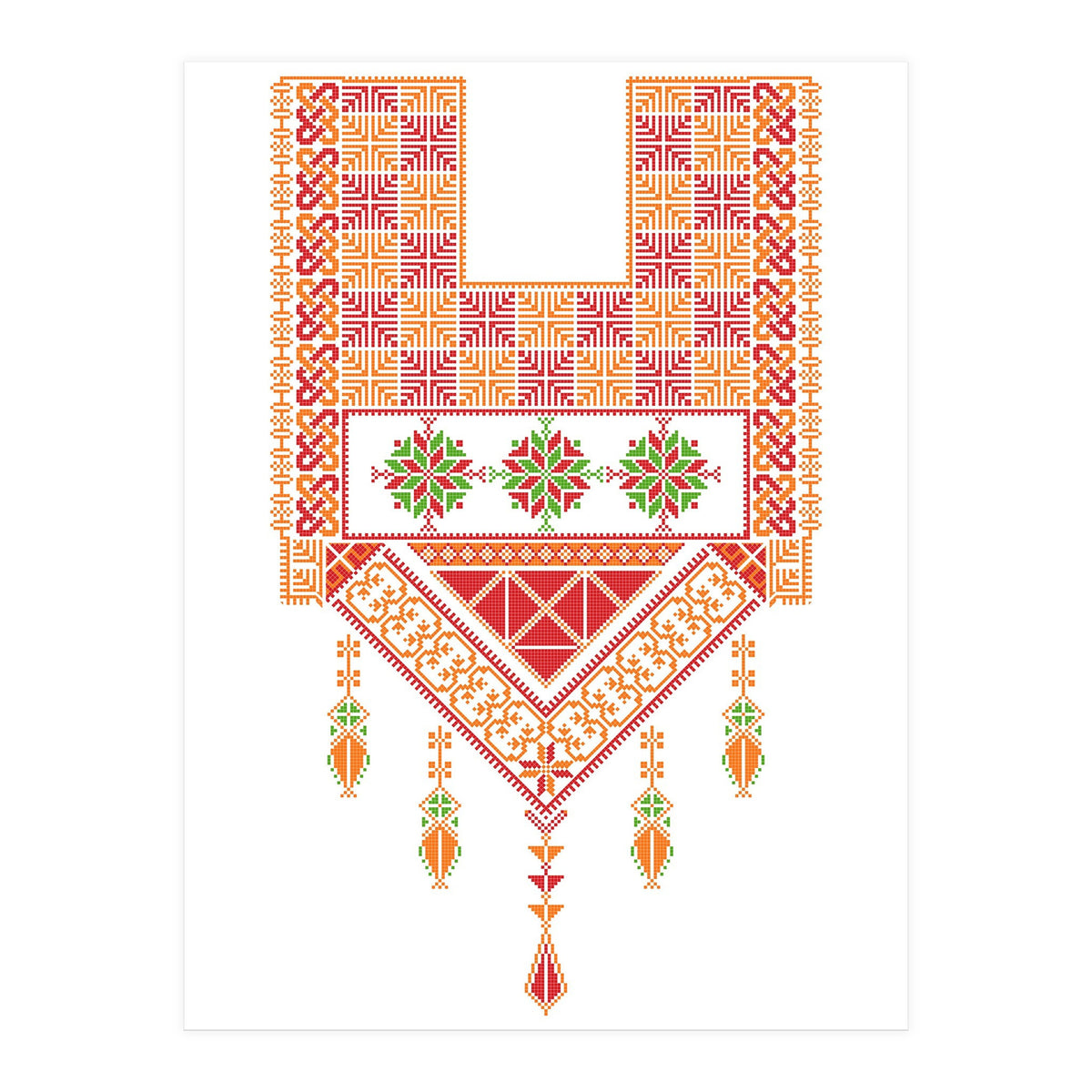 Tatreez Ornament 2 (Print Only)