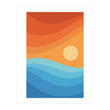 Colorful abstract landscape (Print Only) thumbnail