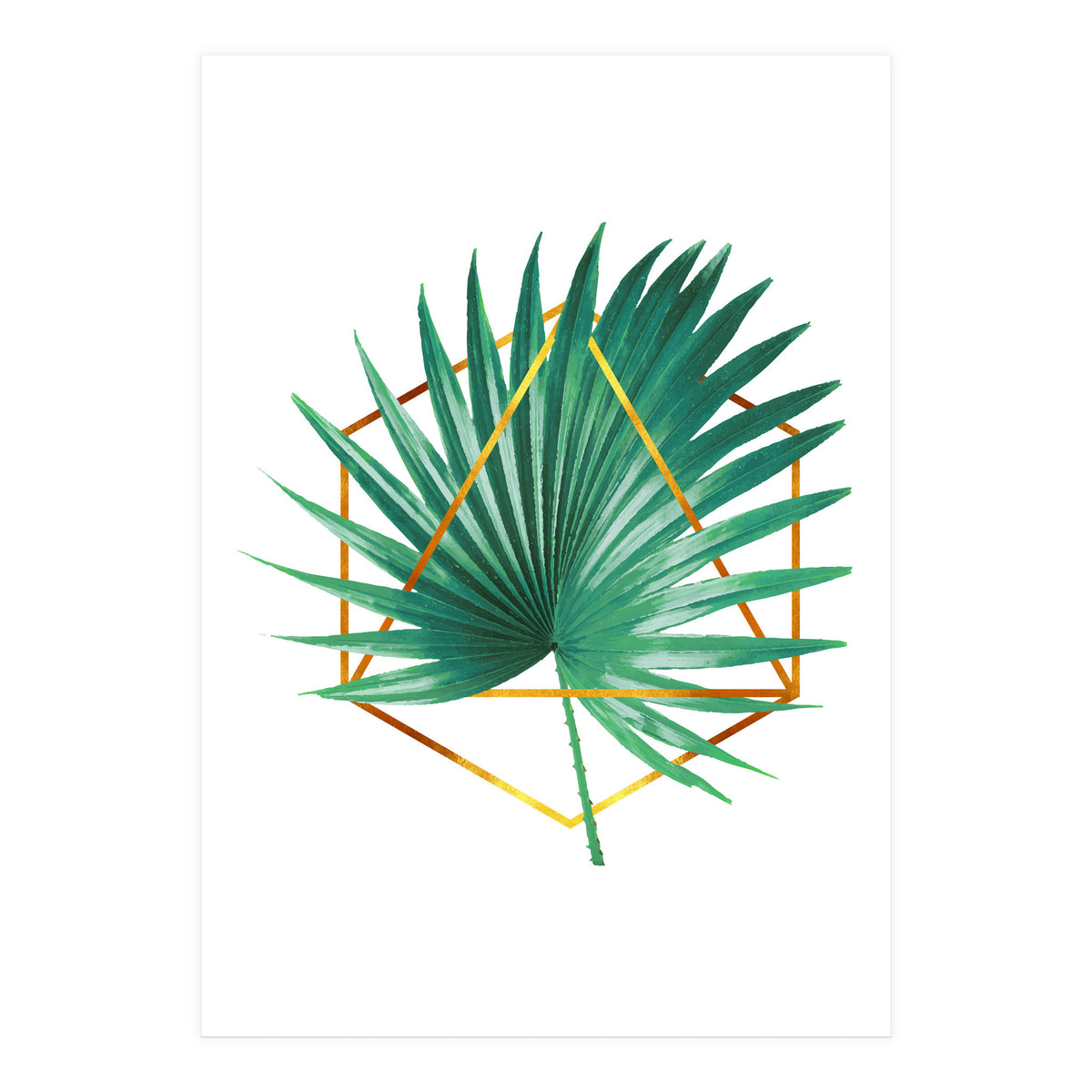 Tropical Palm Leaf 01 (Print Only)