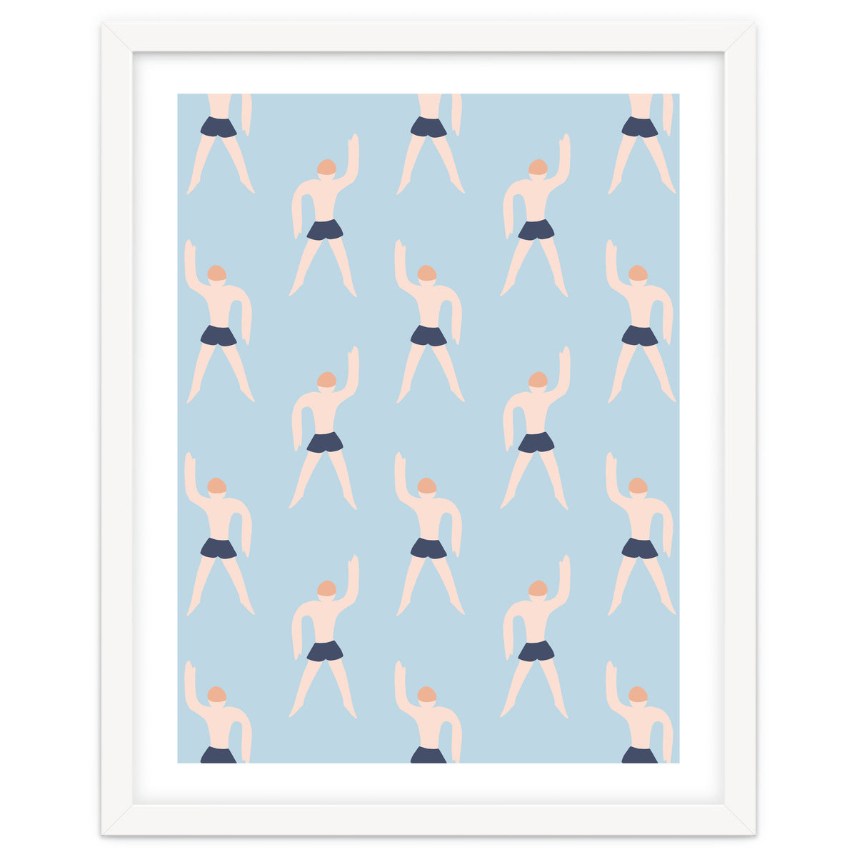 Swimming Boy Pattern