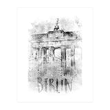 Monochrome Art BERLIN Brandenburg Gate | Watercolor (Print Only) thumbnail