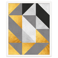 Gray and Gold Composition IV