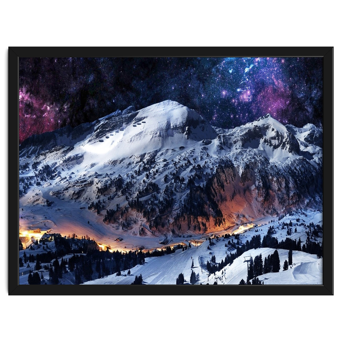 Mountain CALM IN space view