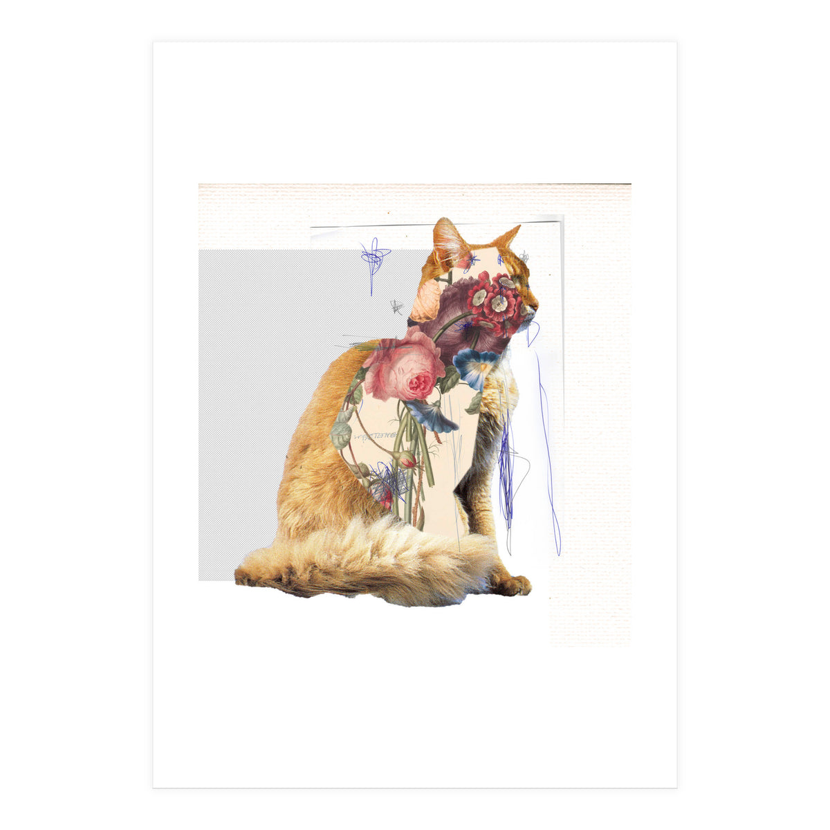Flower Cat (Print Only)