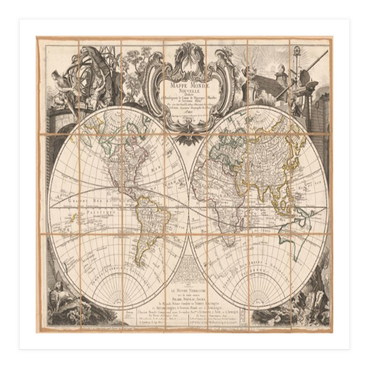 Old world map revisited (Print Only)