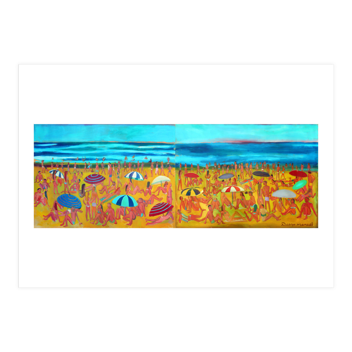 Mar Del Plata Diptico (Print Only)