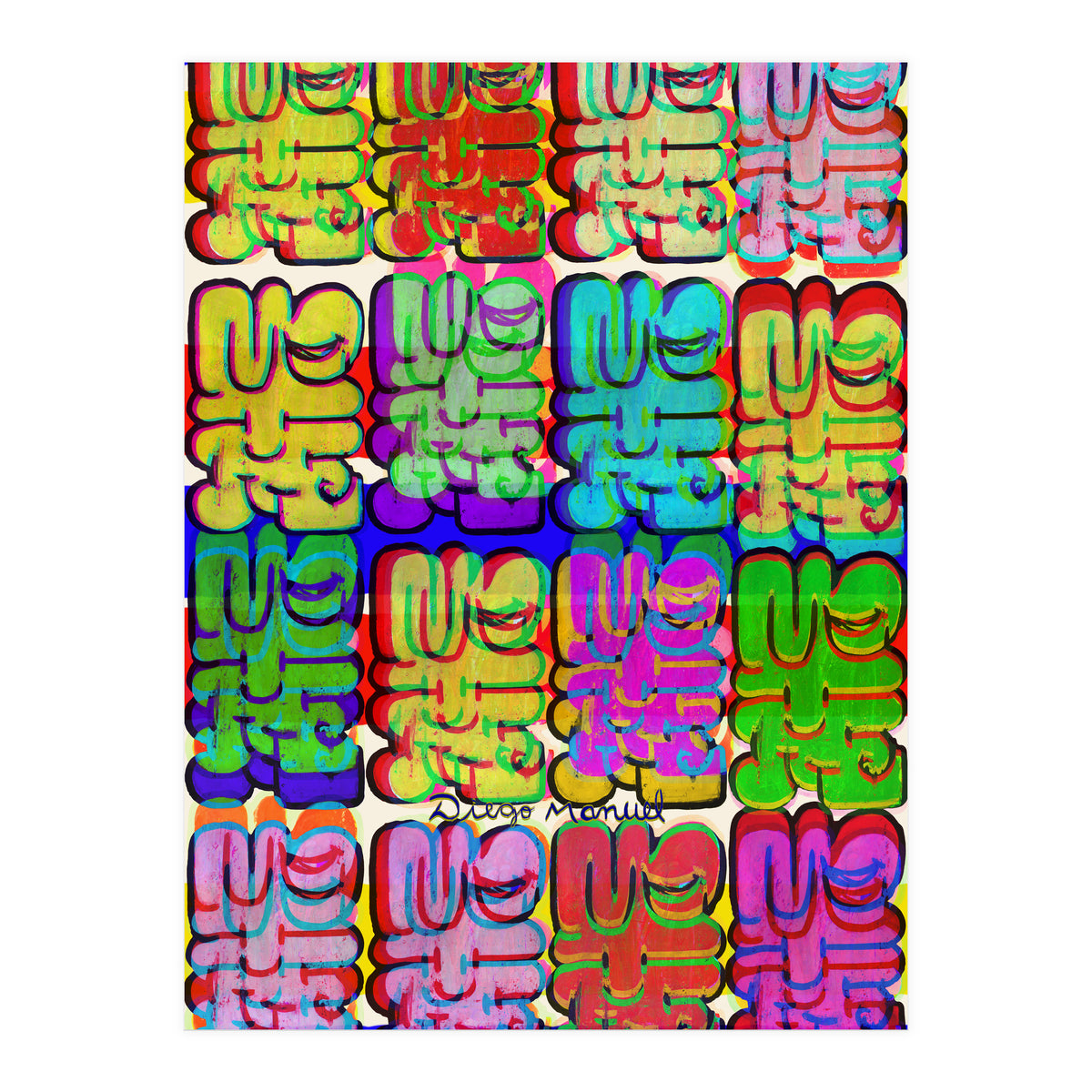 Graffitis 2021 Tapiz 125 (Print Only)