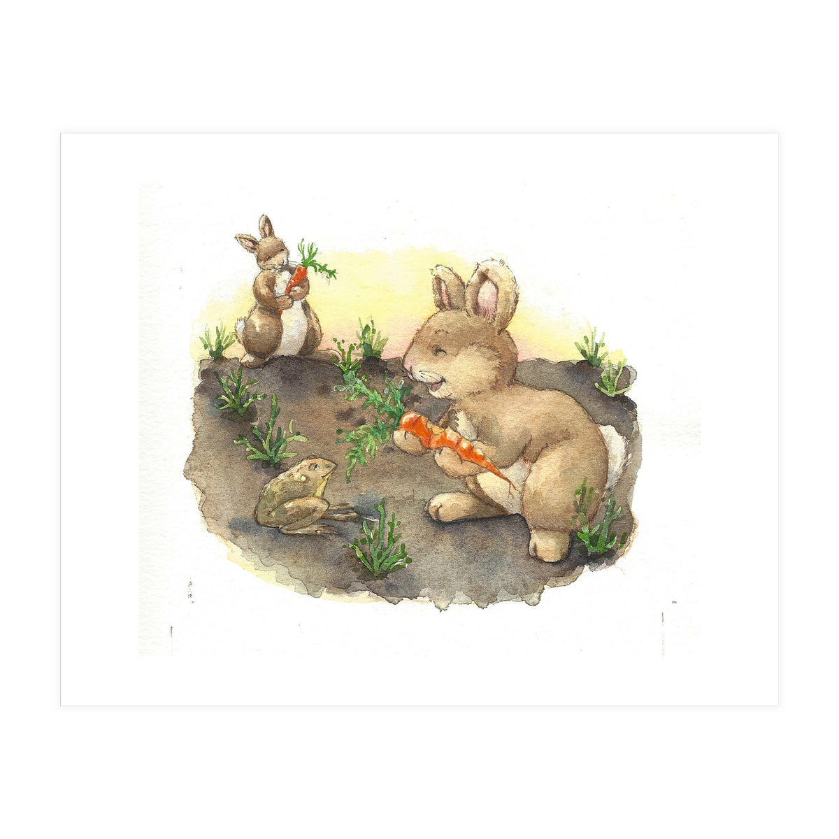Harvesting Bunnies (Print Only)