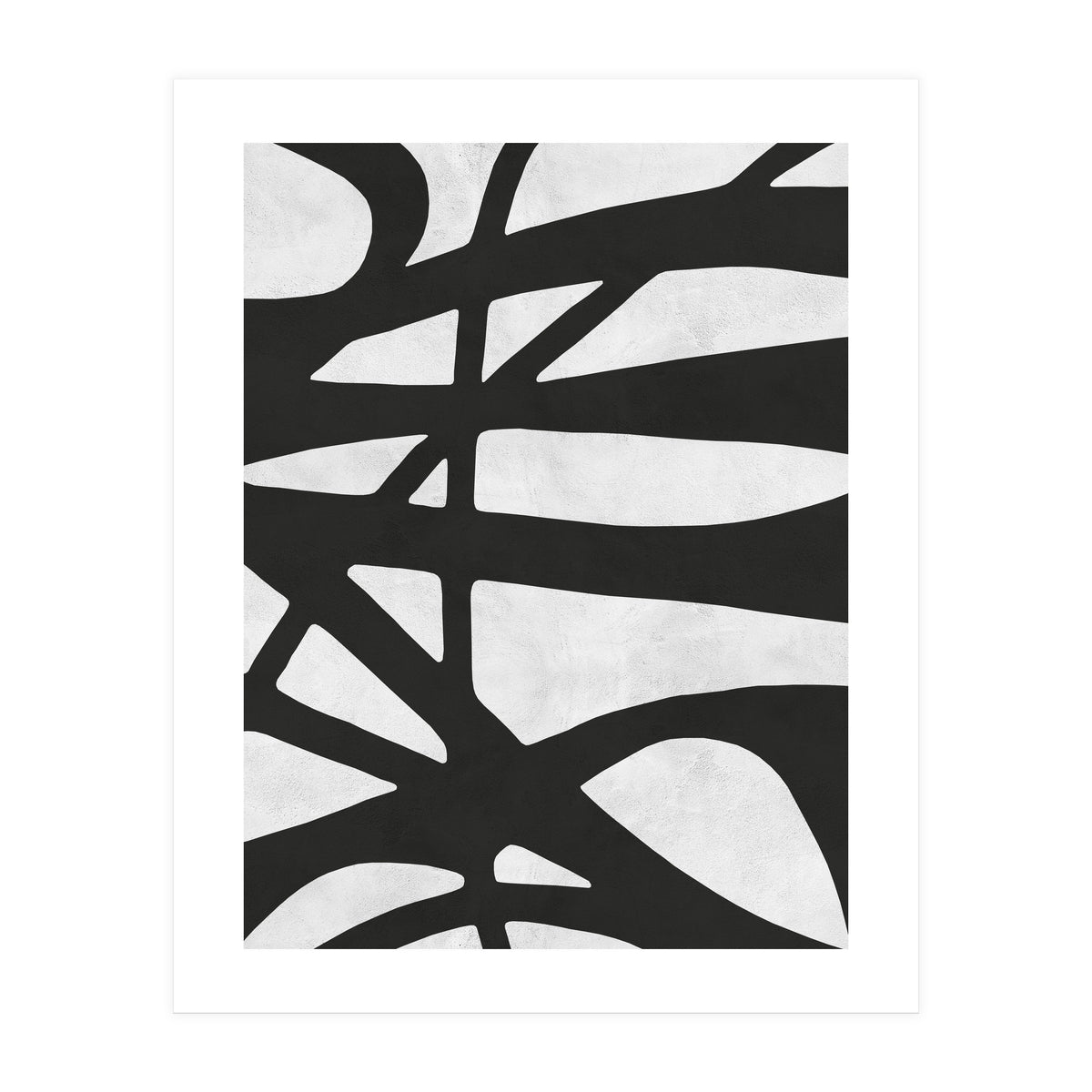 Expressionist black and white IV (Print Only)