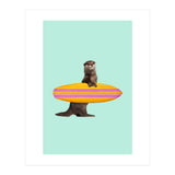 Surfing Otter (Print Only) thumbnail