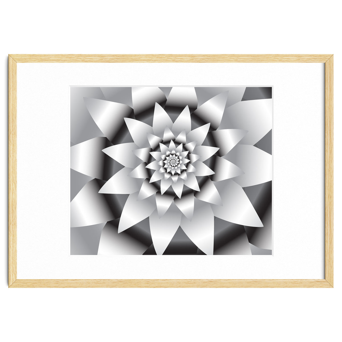 Abstract Modern Flower Design Art