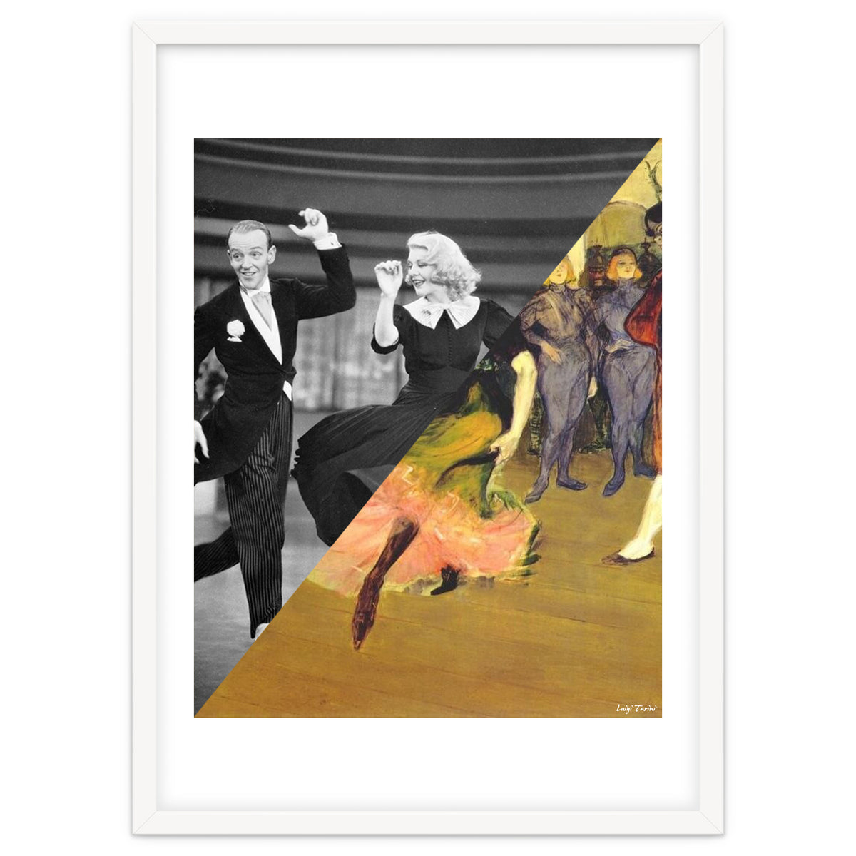 Toulose Lautrec's Dance At The Mouline Rouge & Ginger Rogers