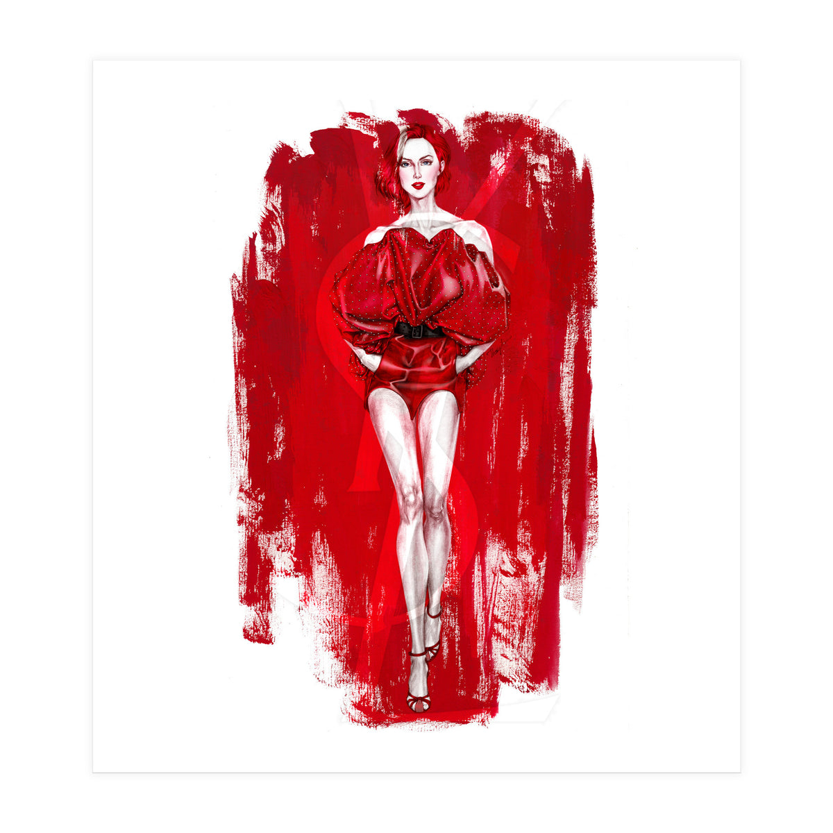 The Red Ysl (Print Only)