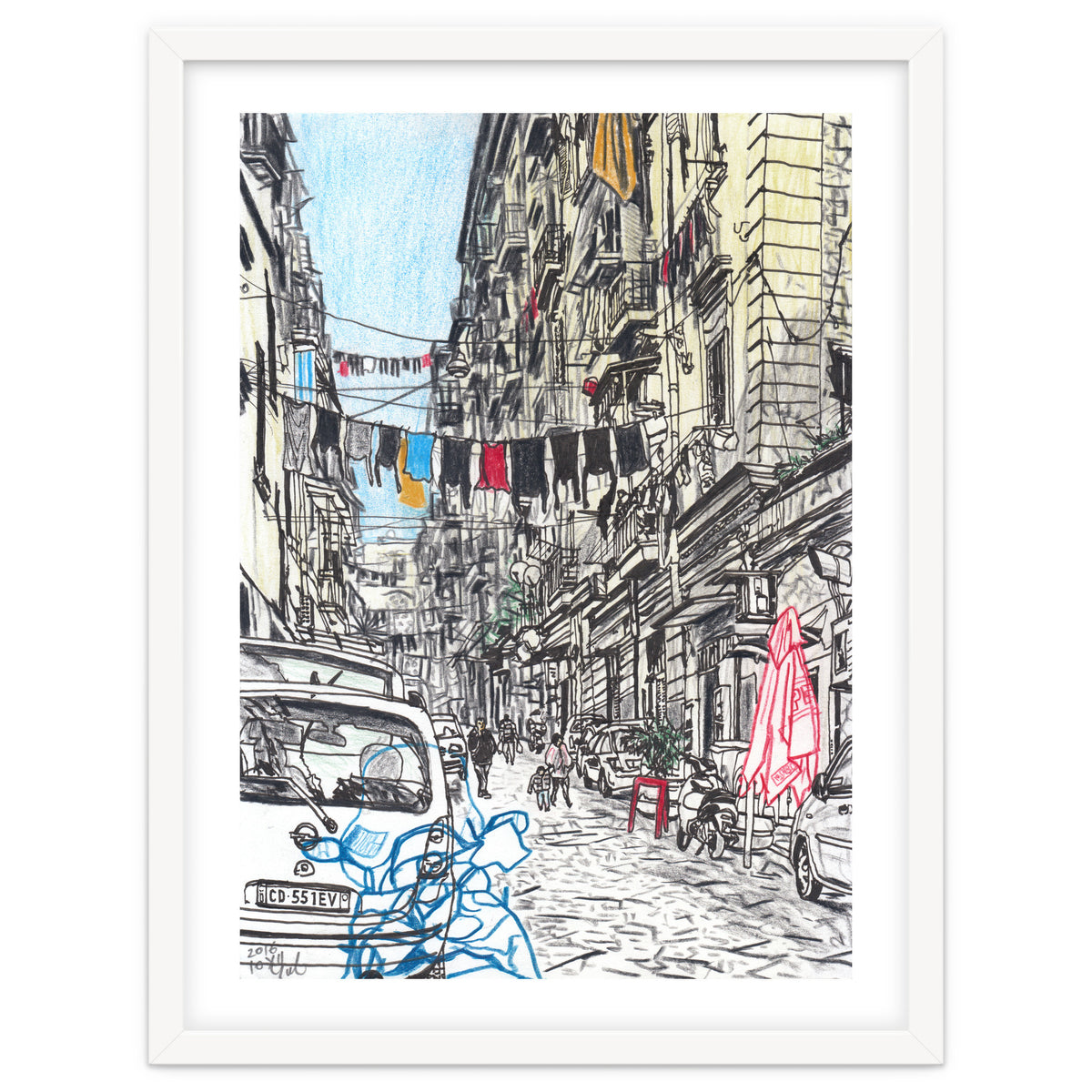 Drying Laundry In Napoli