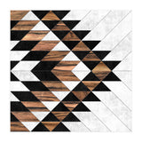 Urban Tribal Pattern No.9 - Concrete and Wood (Print Only) thumbnail