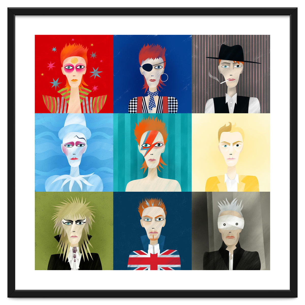 9 Portraits Of David Bowie