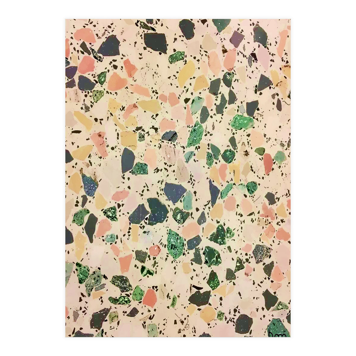 Brown Terrazzo (Print Only)