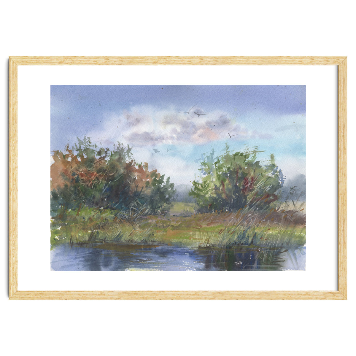 Watercolor Landscape Painting