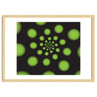 Green Spiral Dots