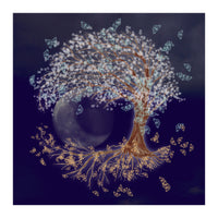 Tree of life in the night (Print Only)