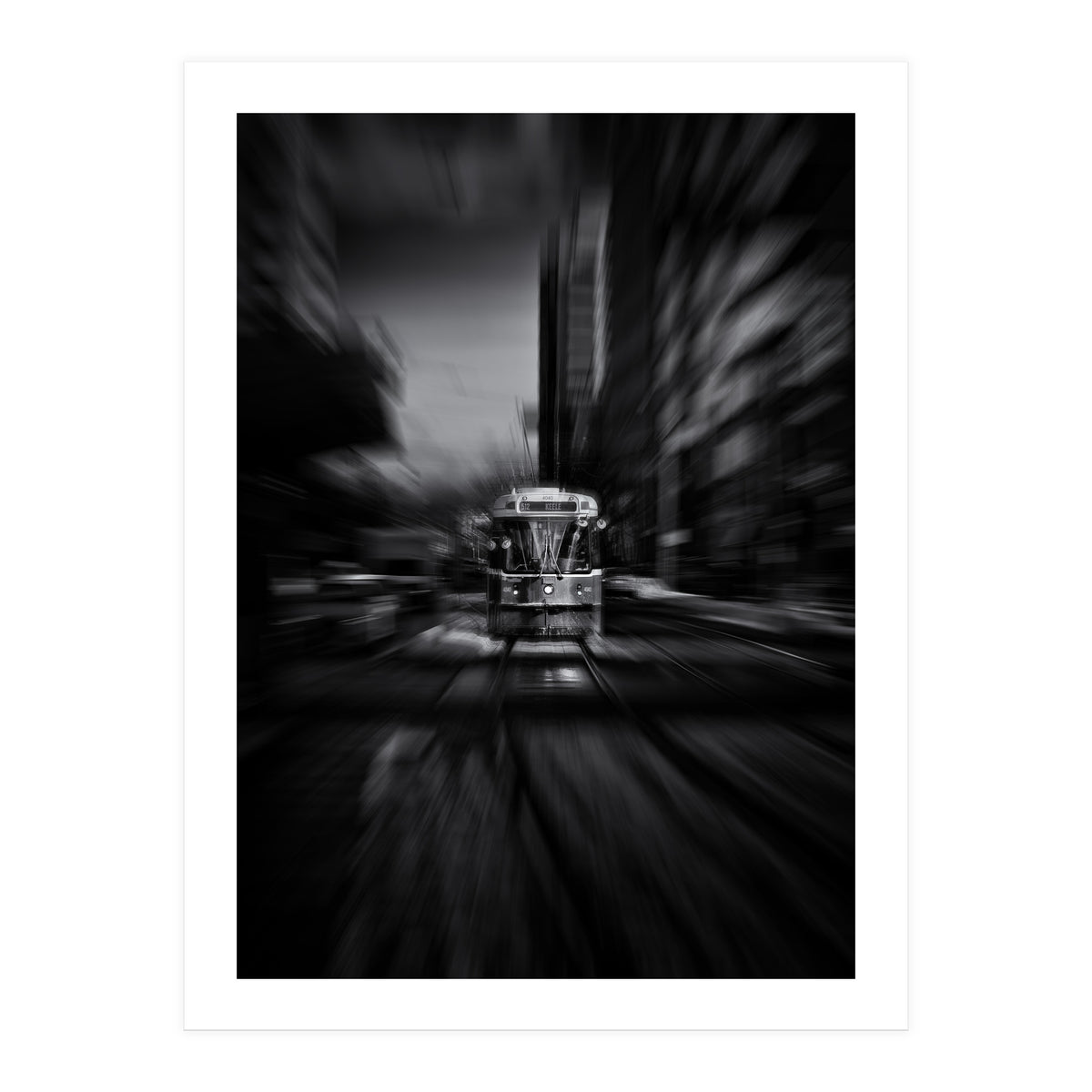 The 512 St. Clair Streetcar Toronto Canada Flow Version (Print Only)