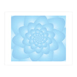 Pastel Colors Flower Pattern Set Blue (Print Only) thumbnail