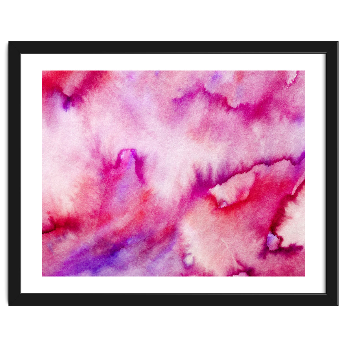 Watercolor magenta tie-dye