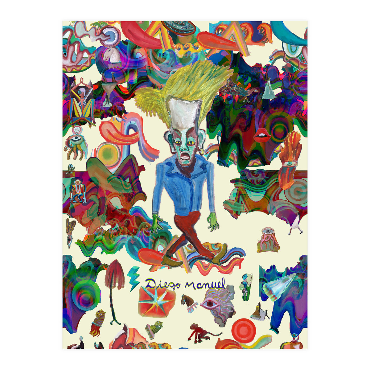 Graffitis 2021 Tapiz 49 B (Print Only)